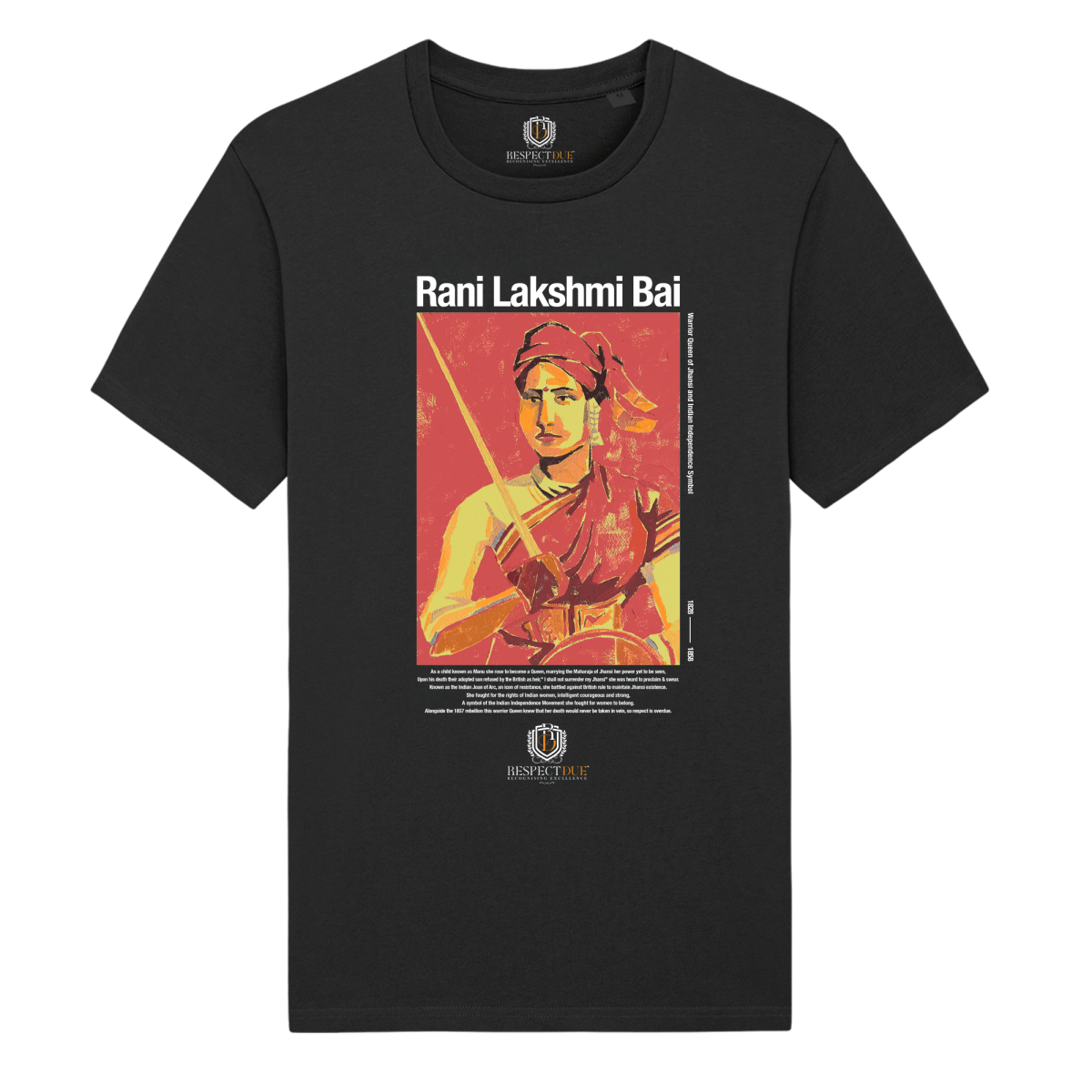 Rani Lakshmi Bai Unisex Organic Cotton T-Shirt