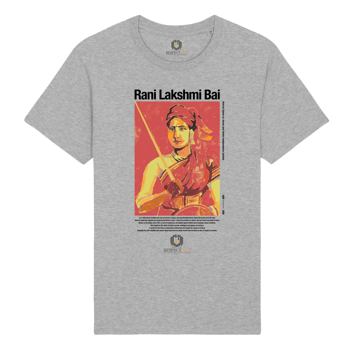 Rani Lakshmi Bai Unisex Organic Cotton T-Shirt