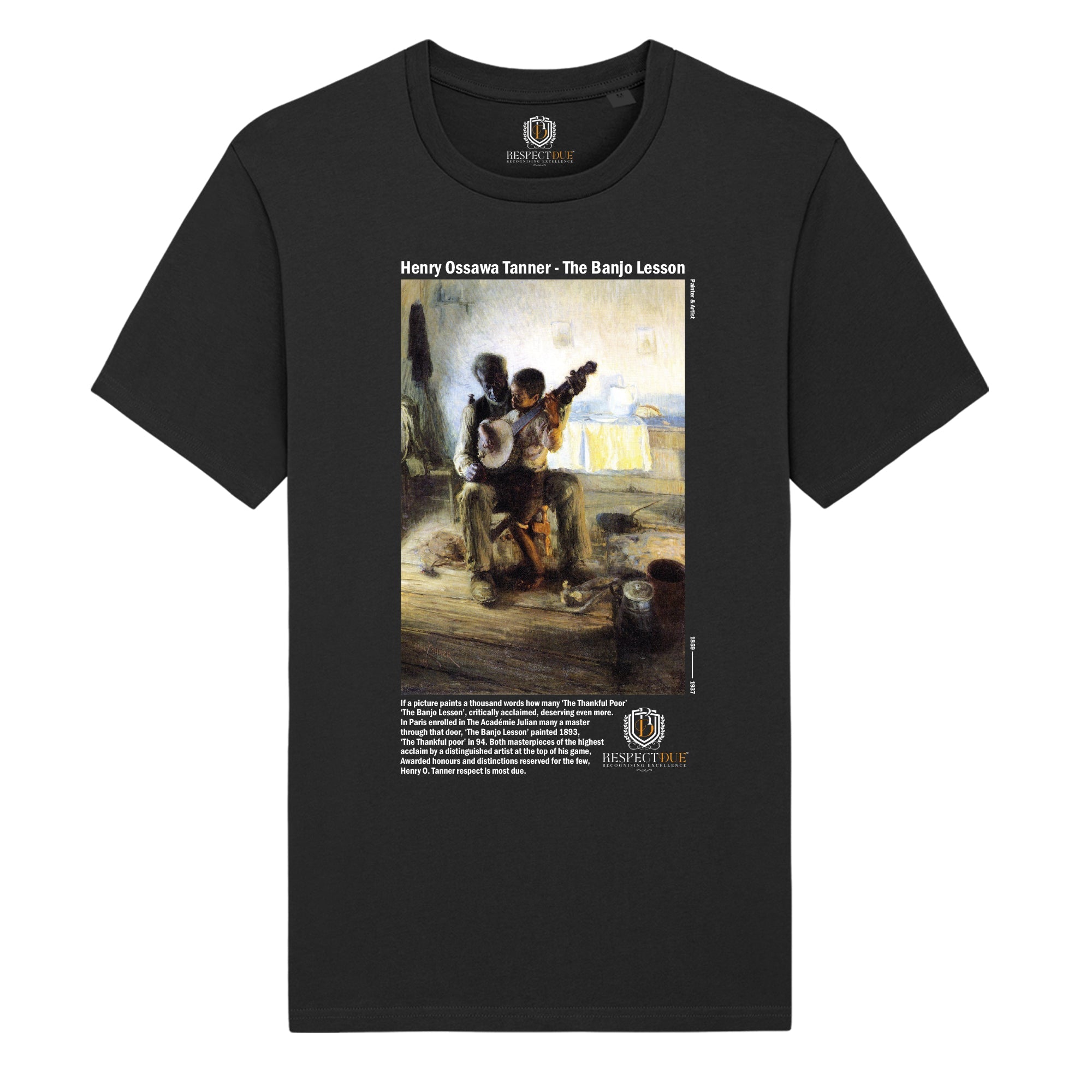 Henry Ossawa Tanner, The Banjo Lesson Unisex Organic Cotton T-Shirt