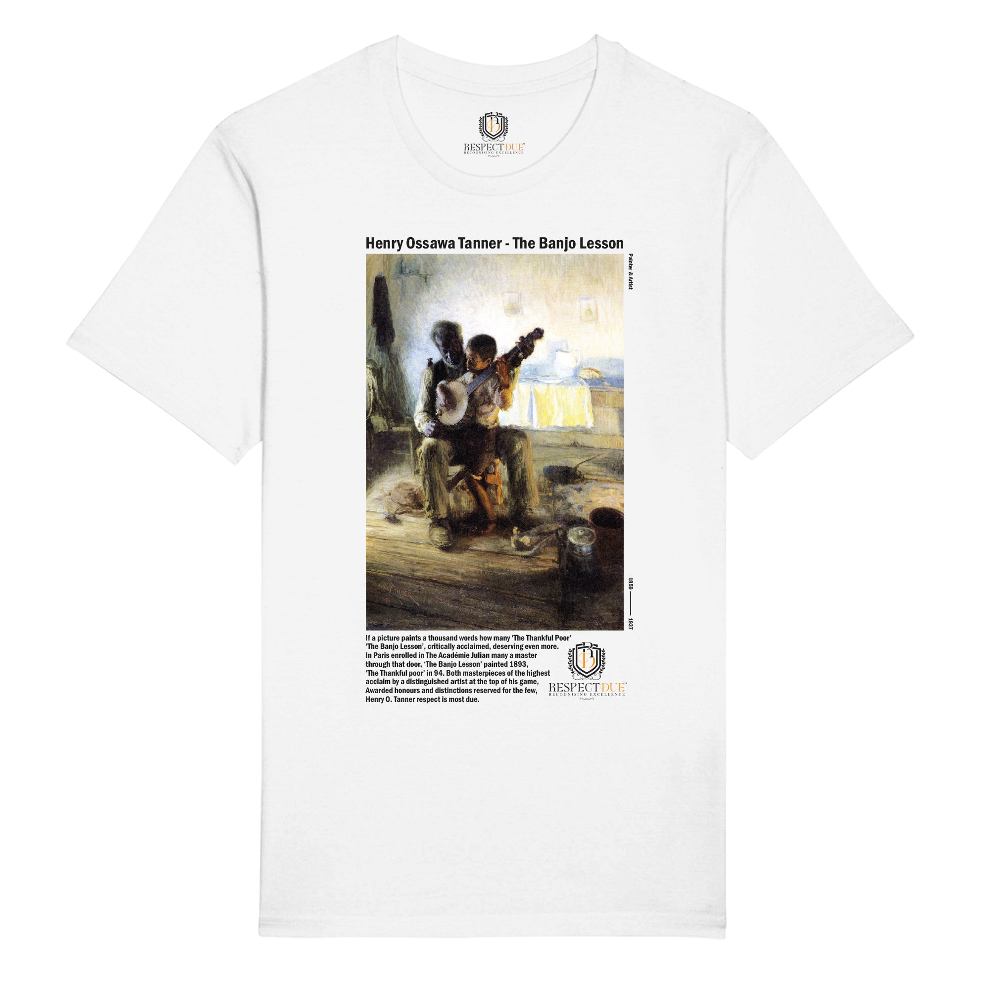 Henry Ossawa Tanner, The Banjo Lesson Unisex Organic Cotton T-Shirt