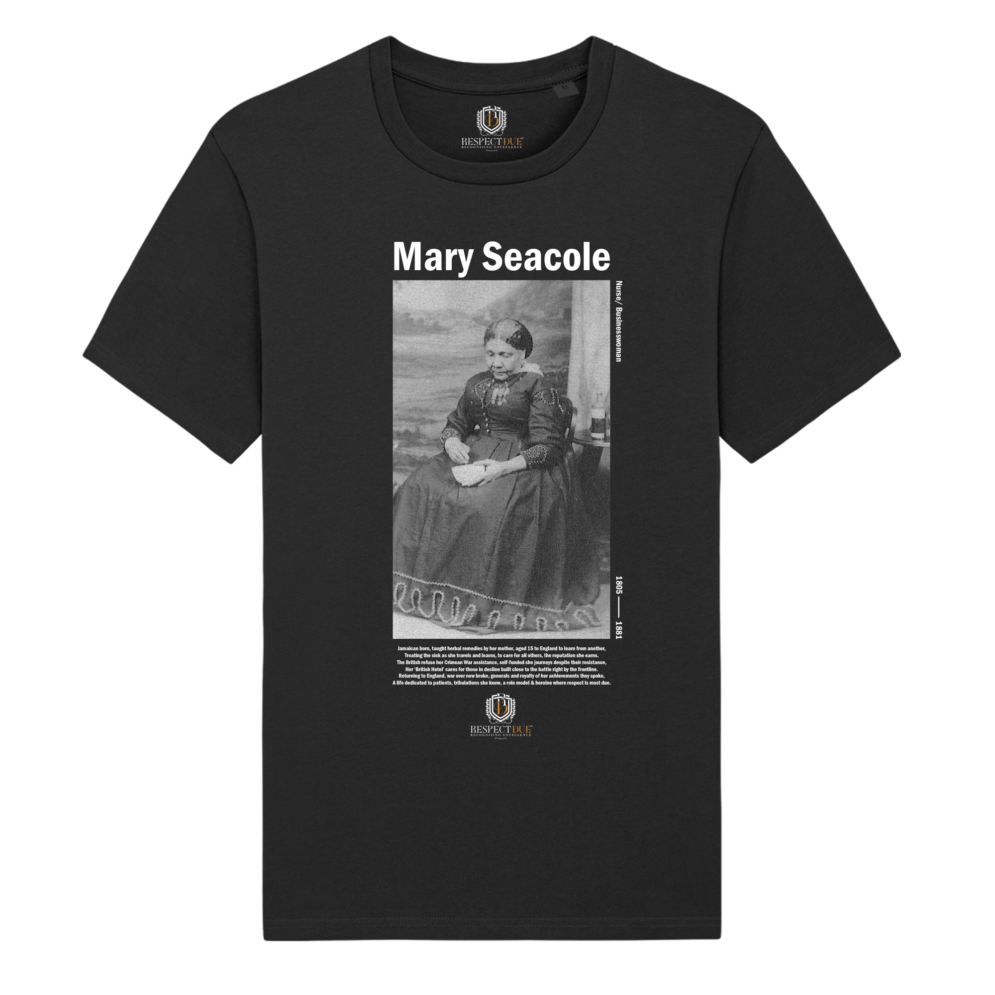 Mary Seacole Unisex Organic Cotton T-Shirt