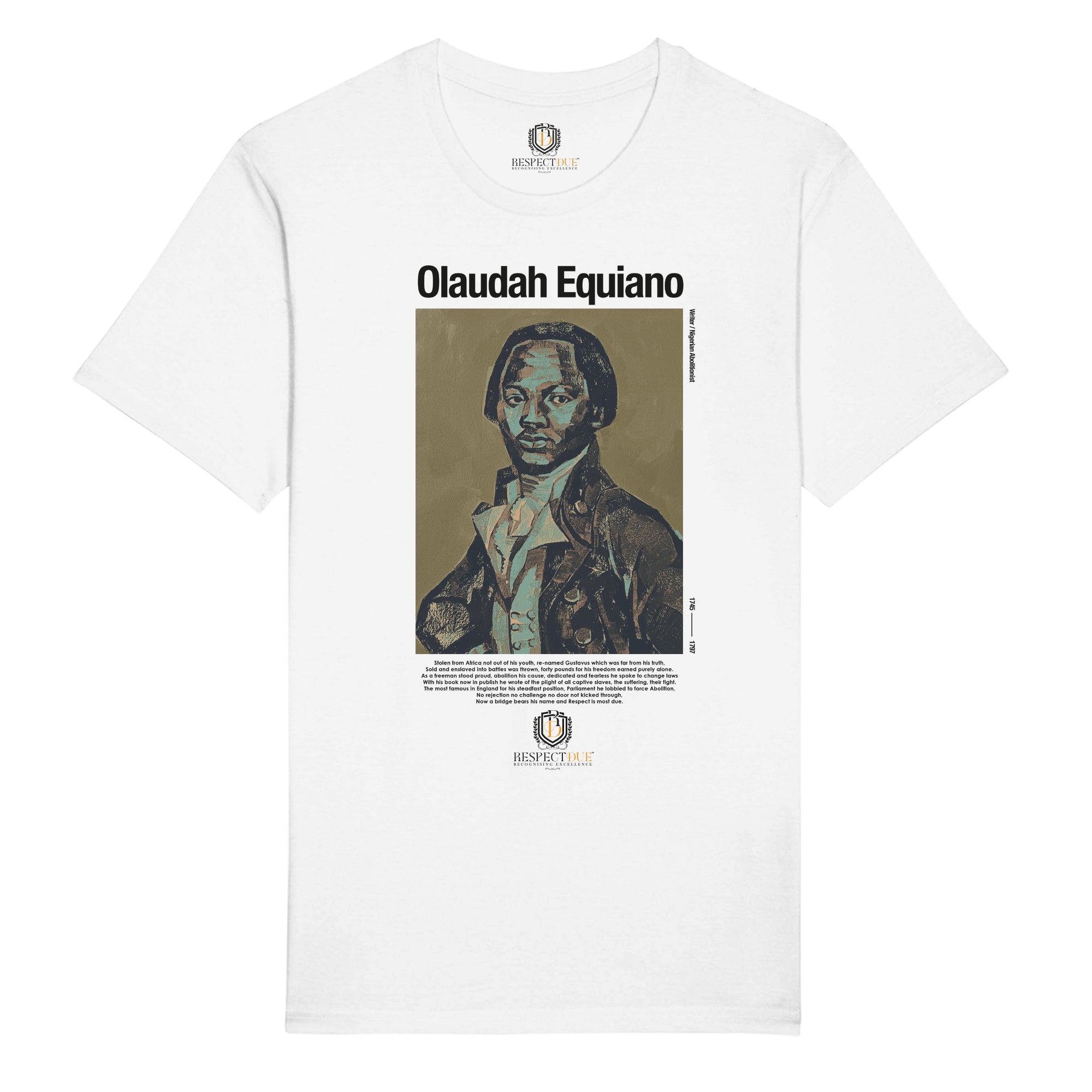 Olaudah Equiano Unisex Organic Cotton T-Shirt