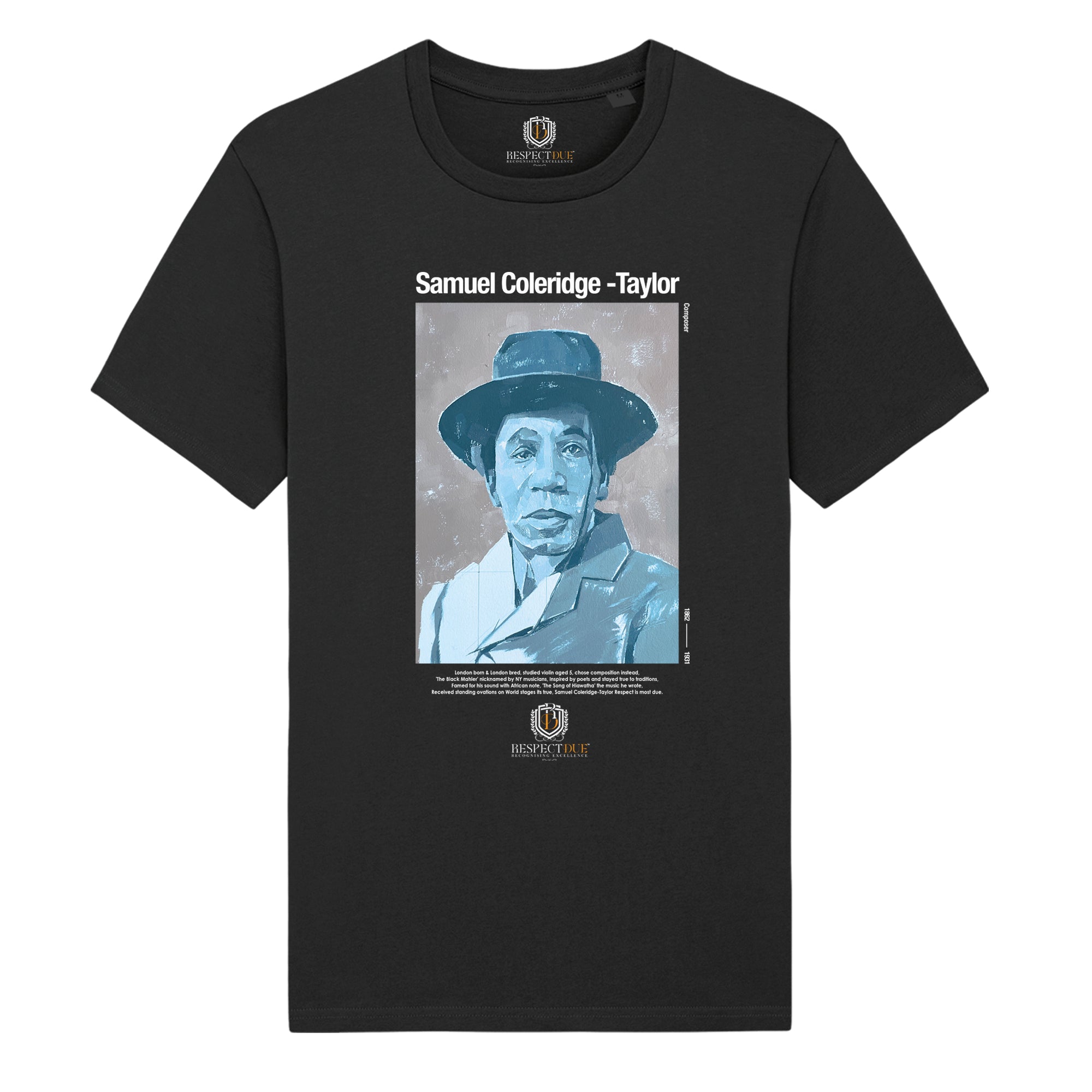 Samuel Coleridge-Taylor Unisex Organic Cotton T-Shirt