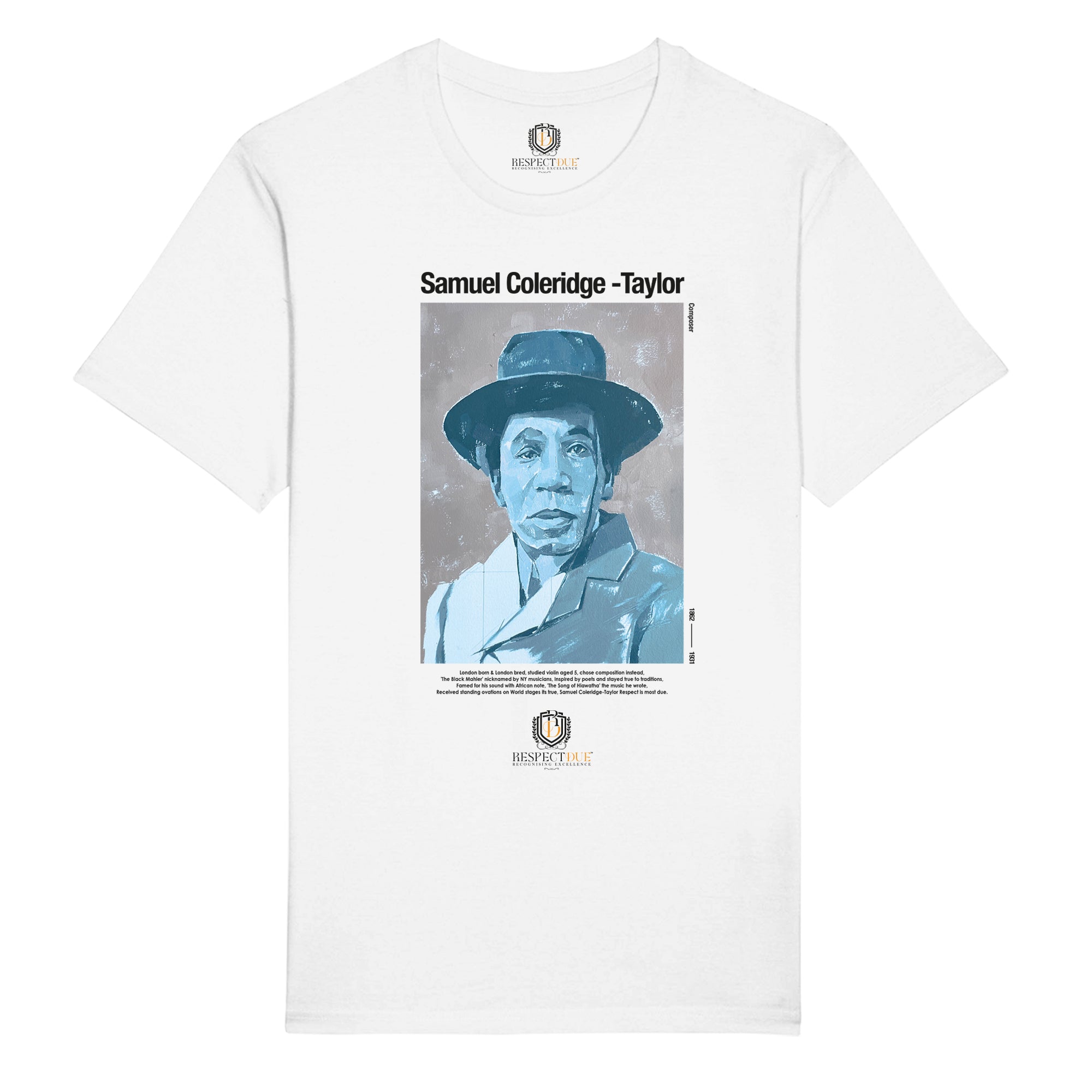 Samuel Coleridge-Taylor Unisex Organic Cotton T-Shirt