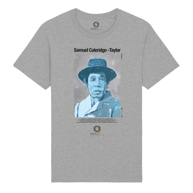 Samuel Coleridge-Taylor on a 100% certified organic tee